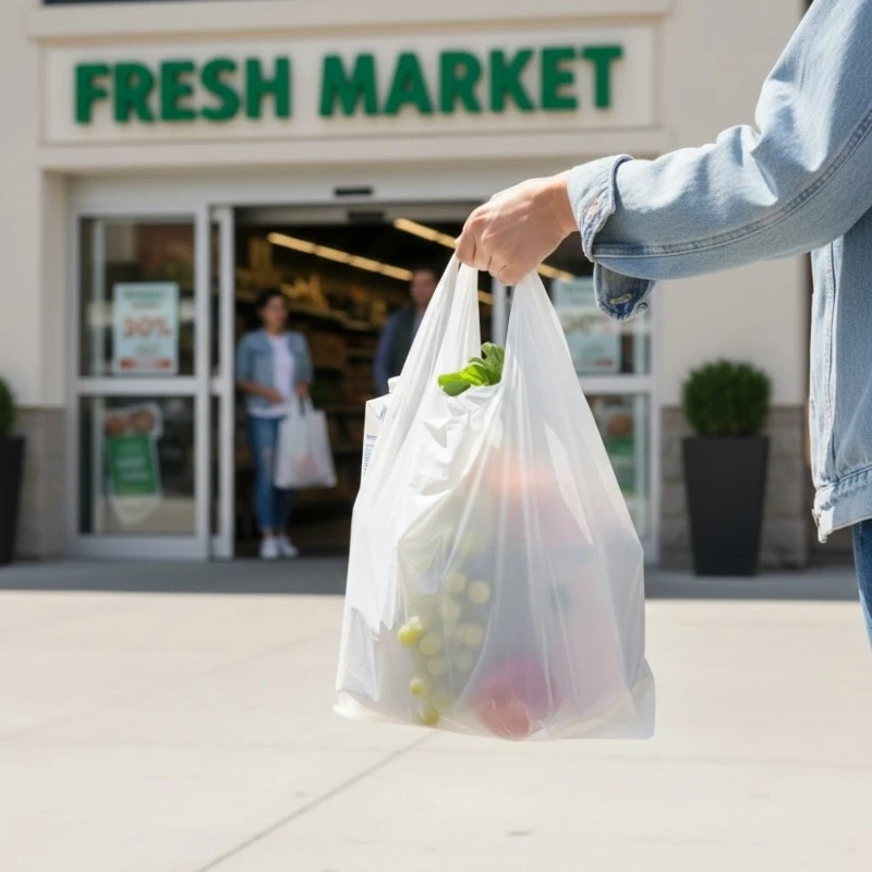 Clear Plastic T-Shirt Bag Clear Plastic T-Shirt Bag